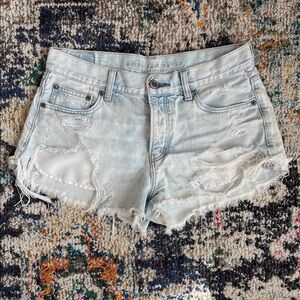 American Eagle Outfitters Light Blue Denim Shorts